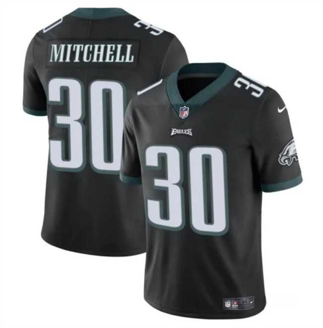 Men & Women & Youth Philadelphia Eagles #30 Quinyon Mitchell Black 2024 Draft Vapor Untouchable Limited Stitched Jersey